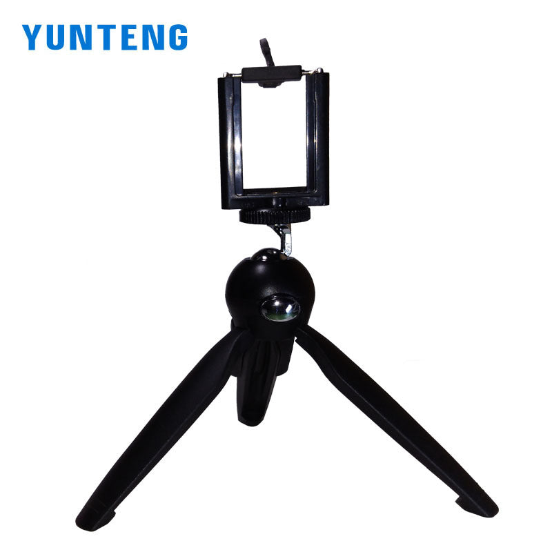 Yunteng 208 mini tripod Bluetooth remote control photo desktop mobile phone stand live broadcast selfie corner stand