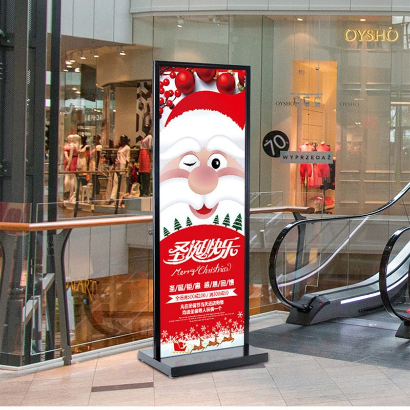 Advertising aluminum poster stand display stand