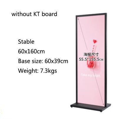 Advertising aluminum poster stand display stand