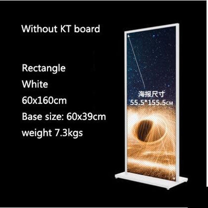 Advertising aluminum poster stand display stand