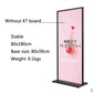 Advertising aluminum poster stand display stand