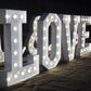 LED large illuminated subtitle letter logo giant illuminated letters