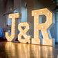 LED large illuminated subtitle letter logo giant illuminated letters