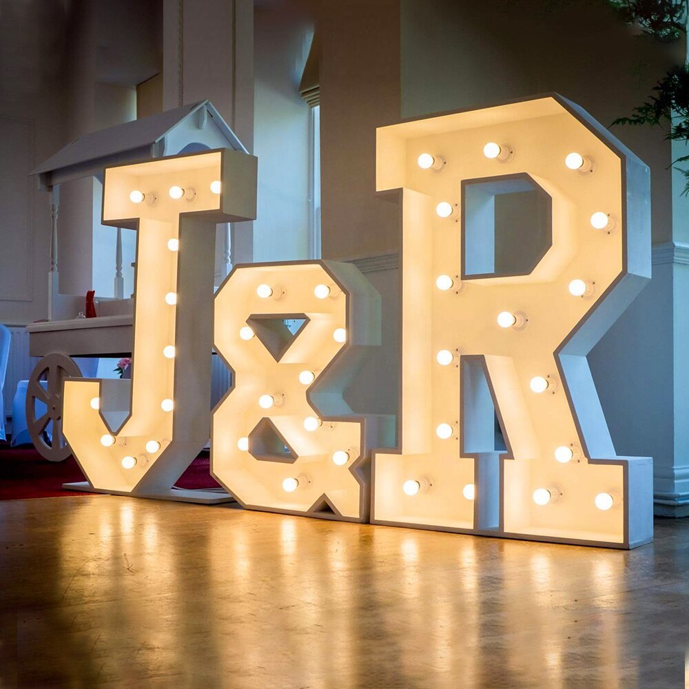 Big Light Up Letters Led Large Light Up Marquee Letters Sign Giant Li ...