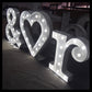 LED large illuminated subtitle letter logo giant illuminated letters