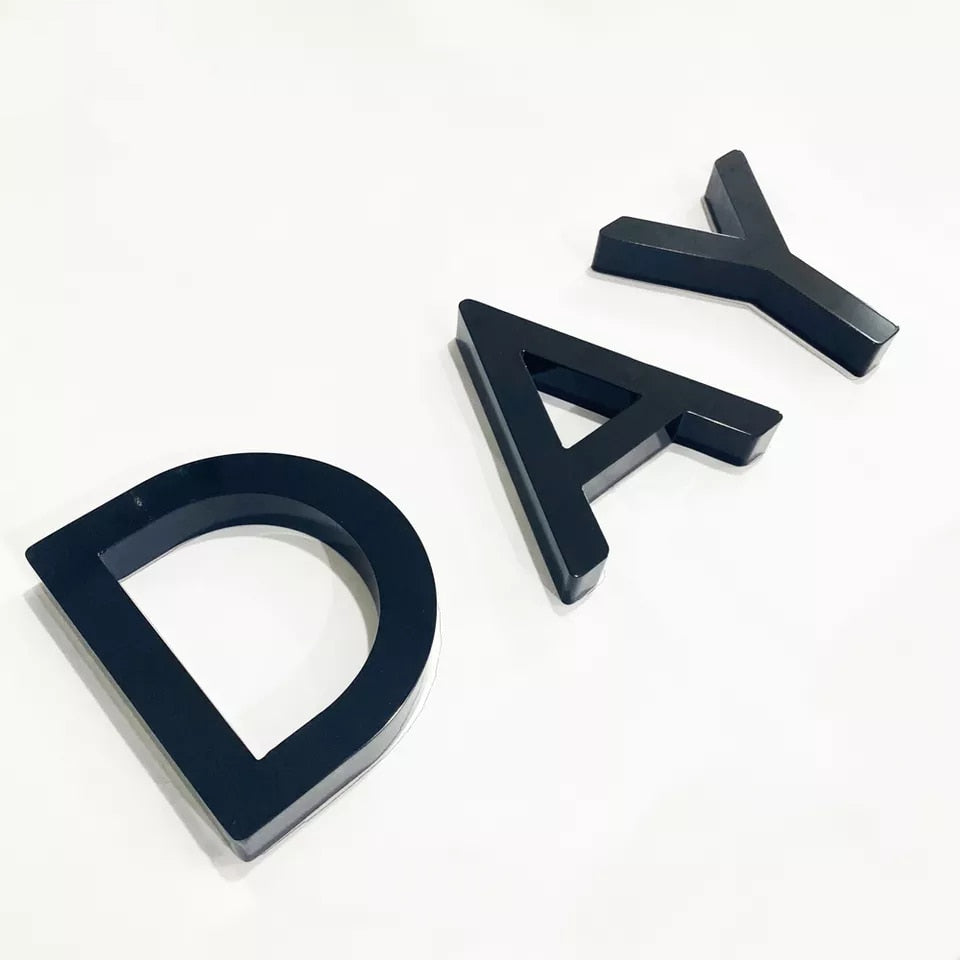 Custom Metal 3D Office Store Sign