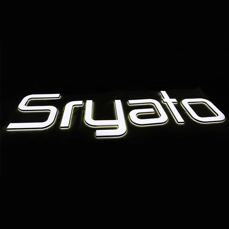 3D letters plastic metal LED acrylic letters