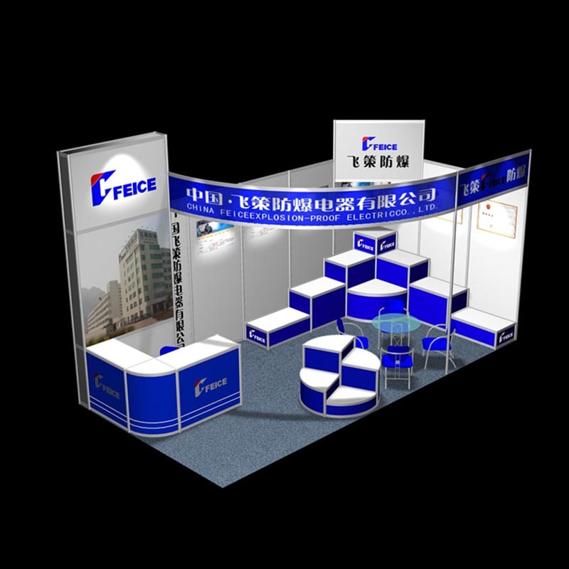 Customized exhibition booth 10x10ft 10x20ft