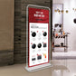 Indoor and outdoor advertising rack poster rack door display rack 80x180 60x160 iron easy-pull rack