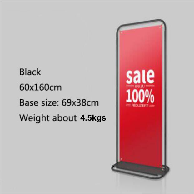 Indoor and outdoor advertising rack poster rack door display rack 80x180 60x160 iron easy-pull rack