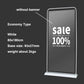 Indoor and outdoor advertising rack poster rack door display rack 80x180 60x160 iron easy-pull rack