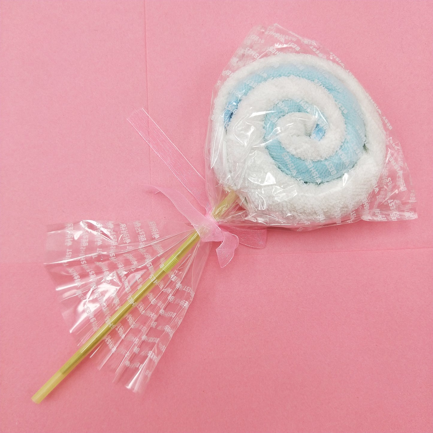 Colorful and cute cotton cake pops shaped handkerchief gift