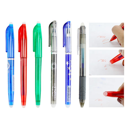 Promotional plastic erasable gel pen erasable pen eraser pen