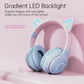 Wireless Bluetooth BT029C Luminous Cat Ear Gaming Esports Anchor Headphones