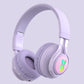兒童耳機音樂女生耳機 BT06C+ 頭戴式藍牙耳機有線無線發光RGB