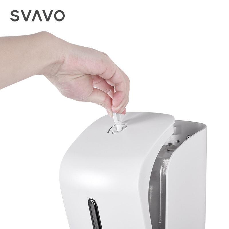 PL-151057 Wall-mounted touch-free automatic battery powered manual soap dispenser