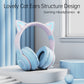 Wireless Bluetooth BT029C Luminous Cat Ear Gaming Esports Anchor Headphones