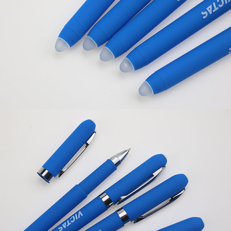 Brand new plastic Japanese magic disappearing ink friction erasable gel ink pen with logo customization