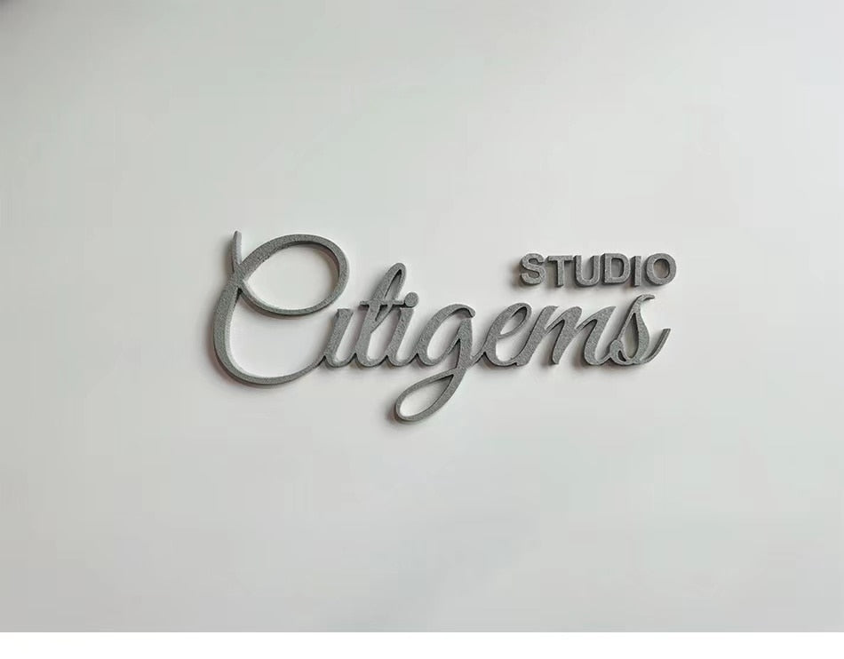 3D Acrylic Logo Sign Indoor 3D Company Logo Office Wall Sign Customization