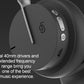 Active noise canceling bluetooth headphones with microphone