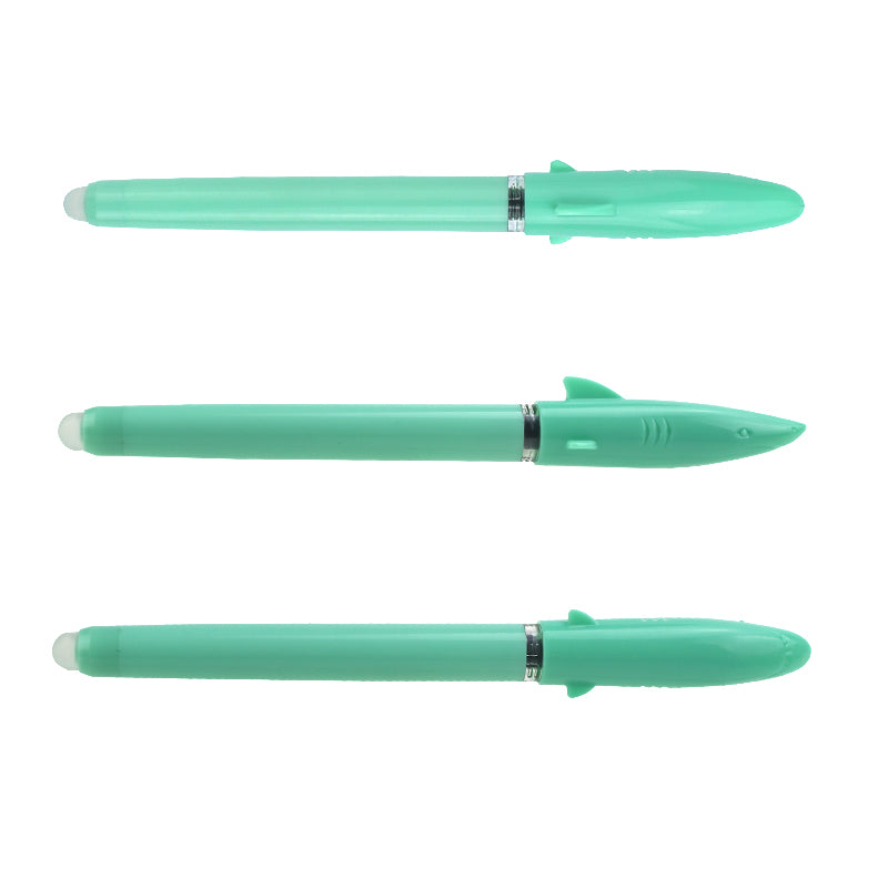 定制彩色鋼筆筆尖塑料可擦獨立液體墨水筆芯中性筆帶標誌