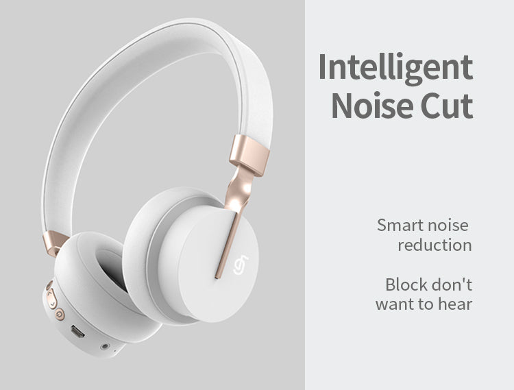 Active noise canceling bluetooth headphones with microphone