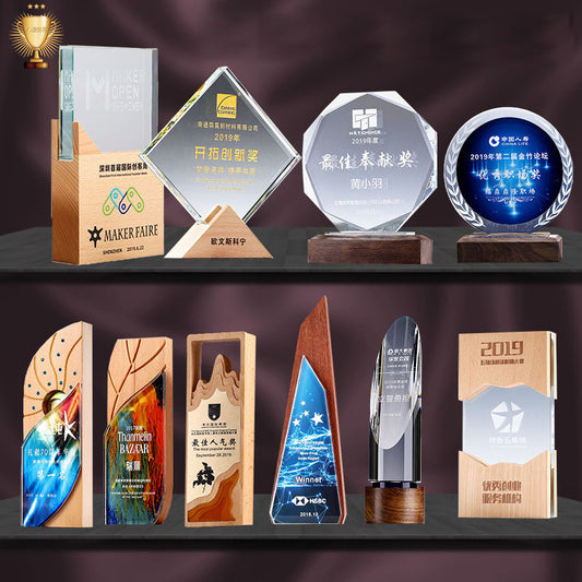 Creative customized professional crystal trophy