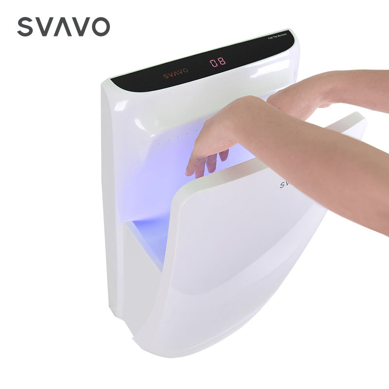 PL-151076 Portable bathroom commercial wall-mounted electric high-speed 1600W ultra-powerful automatic infrared sensor jet hand dryer