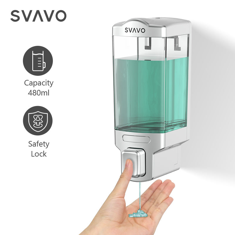 V-8121 Refillable liquid manual soap dispenser