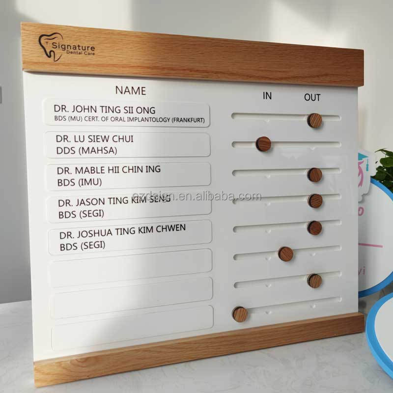 Customized high-quality wooden door plates