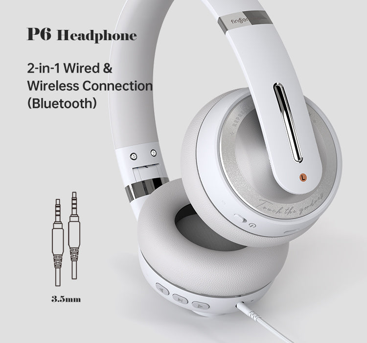 重低音商務音樂有線耳機 P6 頭戴式無線藍牙5.0 耳機