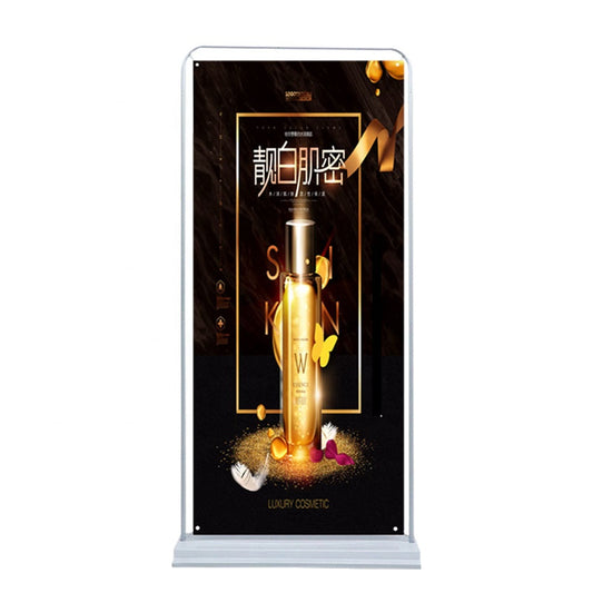 Metal door poster rack 80 * 180 / 60 * 160 door display rack thickened billboard picture hanger