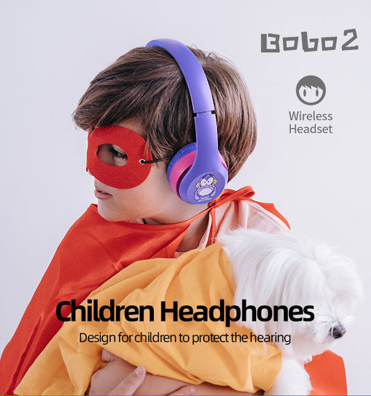 Cartoon Wireless Children's Learning Headphones