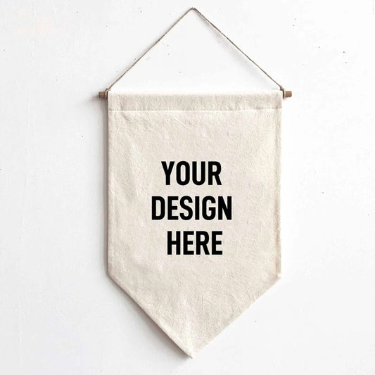 Custom Advertising Cotton Blank Canvas Fabric Wall Hanging Poster