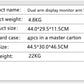 桌面安裝穩定可調支架雙顯示器臂