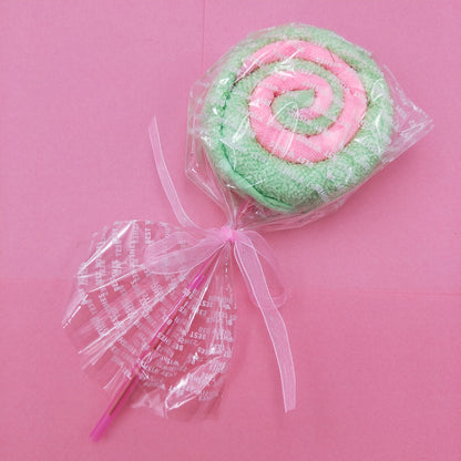 Colorful and cute cotton cake pops shaped handkerchief gift