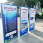 Door type display stand Advertising display stand Display stand Poster stand Door type poster stand