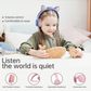 Cute Cat Ears Children's Microphone Line Control Headphones Online Class Headphones EP08