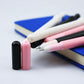 Promotional cute flamingo shape soft plastic children's gift gel pen with customized LOGO