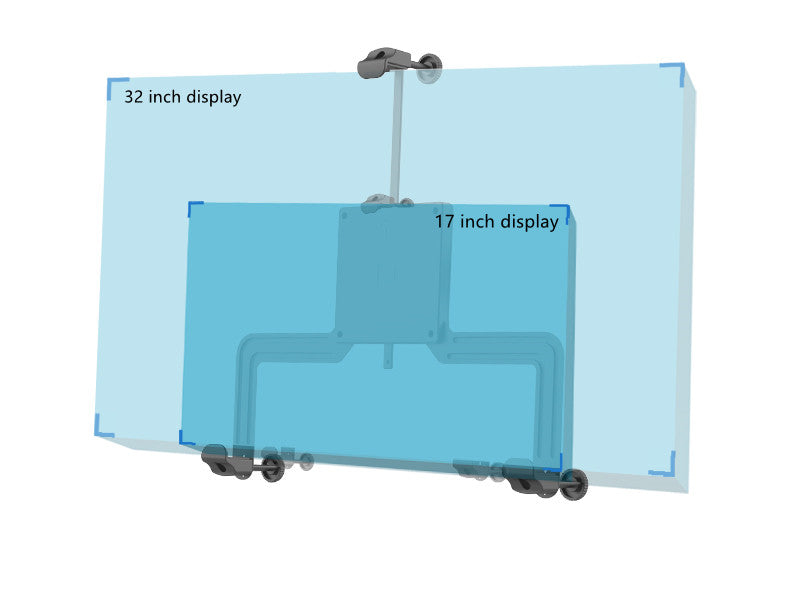 非 VESA 安裝支架適配器適用於 17-32 英寸屏幕 VESA 100x100