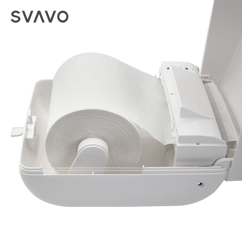 PL-151063 Commercial luxury shopping mall bathroom punch-free large-capacity wall-mounted automatic large roll paper towel holder