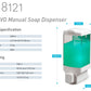 V-8121 可再填充液體手動皂液器