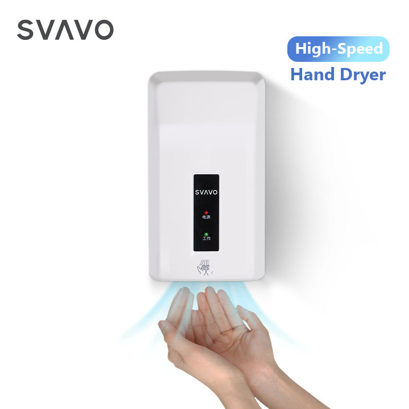 VX280 commercial wall-mounted fully automatic hand dryer contact-free high-speed fast drying hands-free electric induction hand dryer