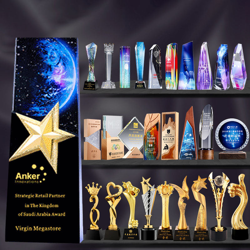 Creative customized professional crystal trophy