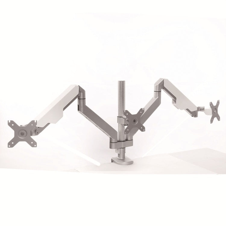 Desktop adjustable monitor gas spring monitor arm single arm installation maximum 9KG and 27" LCD screen