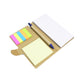 Colorful sticker notepad notebook with pen and sticky notes