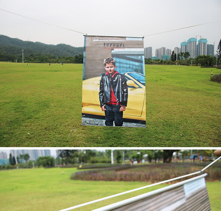 UV double sided printing outdoor hanging poster banner PVC vinyl mesh banner