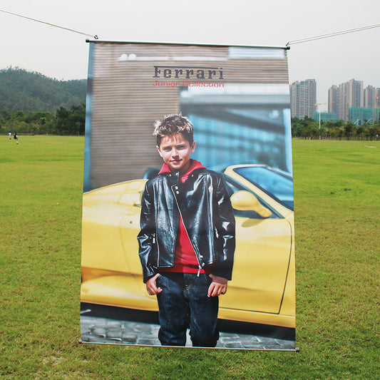 UV double sided printing outdoor hanging poster banner PVC vinyl mesh banner