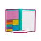 Colorful sticker notepad notebook with pen and sticky notes