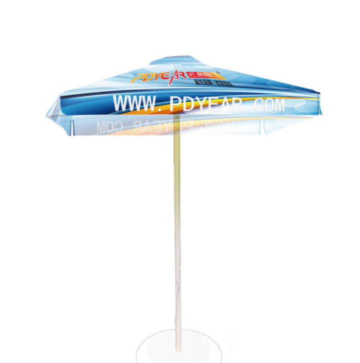 Aluminum printed umbrella garden beach cafe market